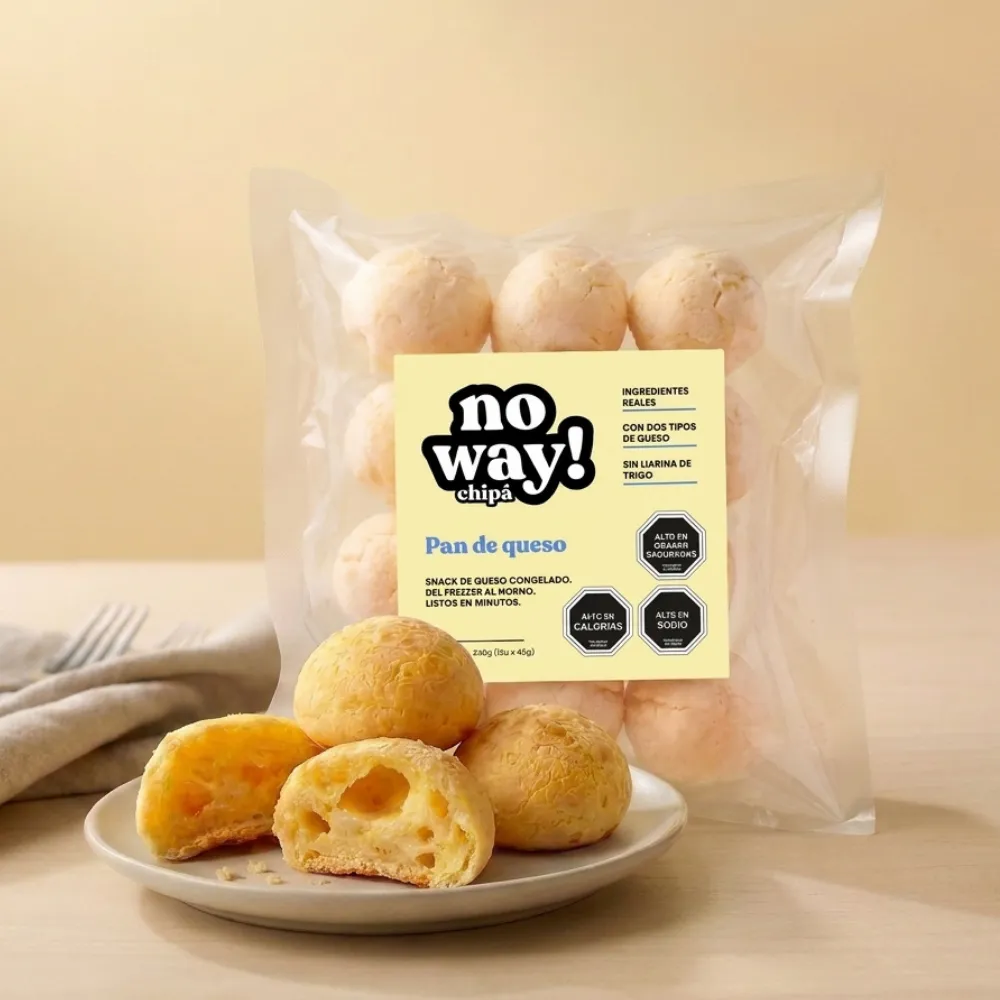12 Panes de Queso para hornear x 45g c/u