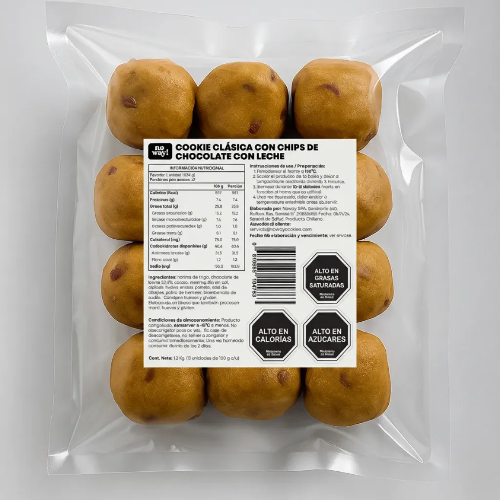 12 Cookies Clásicas para hornear