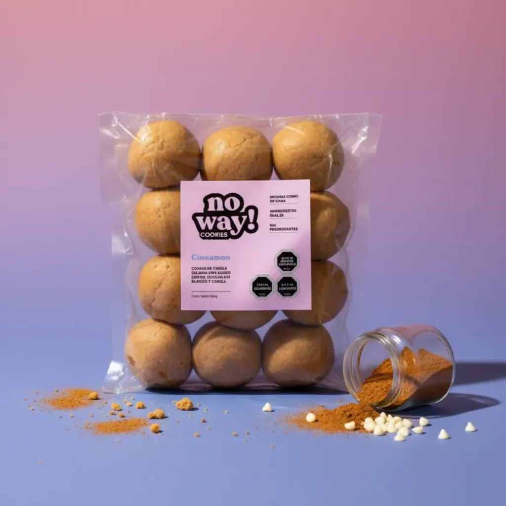 12 Cookies de Cinnamon rellenas para hornear x 80g